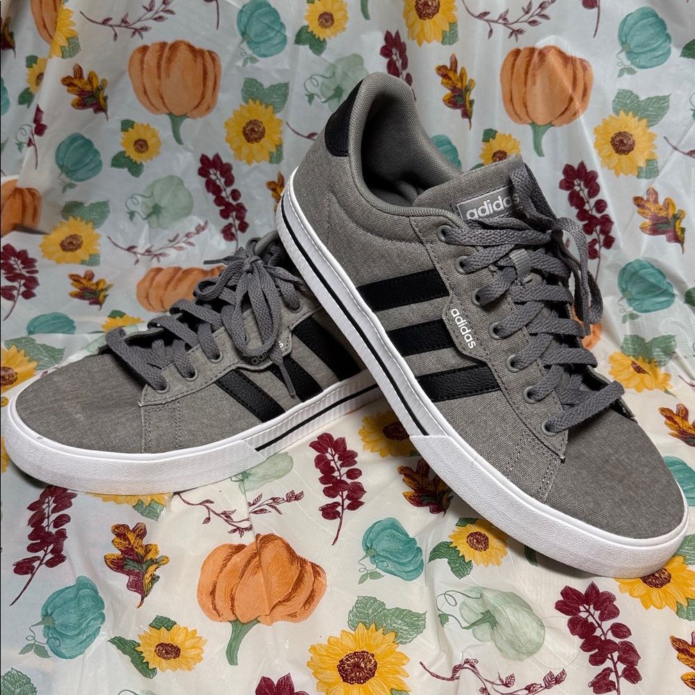 Adidas Daily 3.0 Charcoal and Black Casual Sneakers